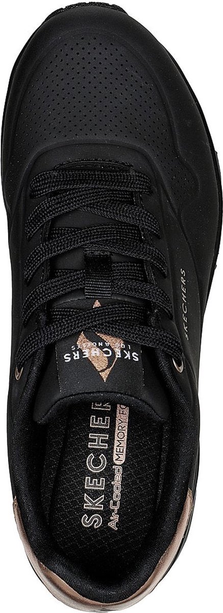 Skechers - maat 39 - Uno Golden Air zwart sneakers dames
