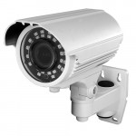 COMPACT Beveiligingscamera 2,8-12 mm 4in1 720p 1,3 Mpx Kleur Wit