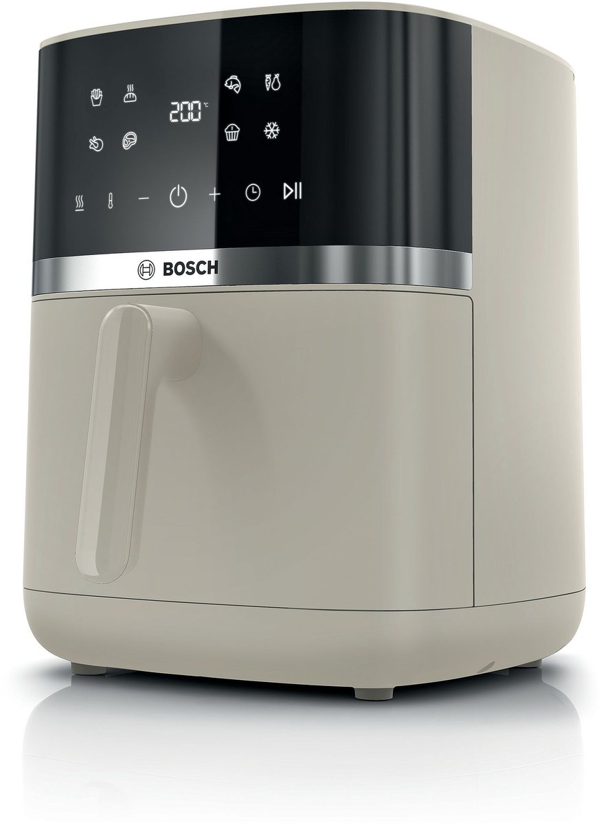 Bosch MAF462C0 Airfryer - Serie 4 - 6,1L - Ontdooifunctie - Dual heating - Warmhoudfunctie - 7 programma's - Tot 4 personen - Dark cream