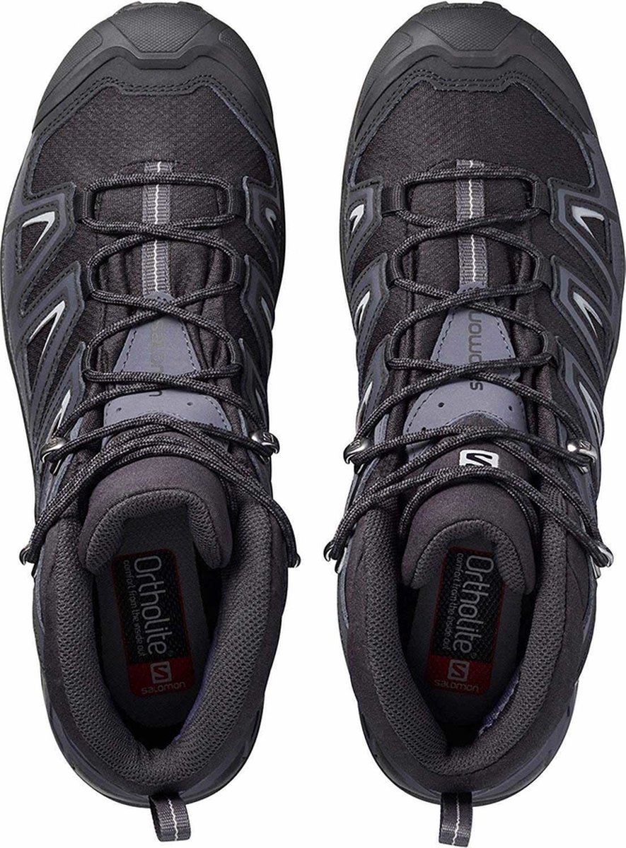 Salomon - Maat 44 2/3 - X Ultra 3 Mid Gtx Wandelschoenen Heren - Zwart / India Ink / Monument
