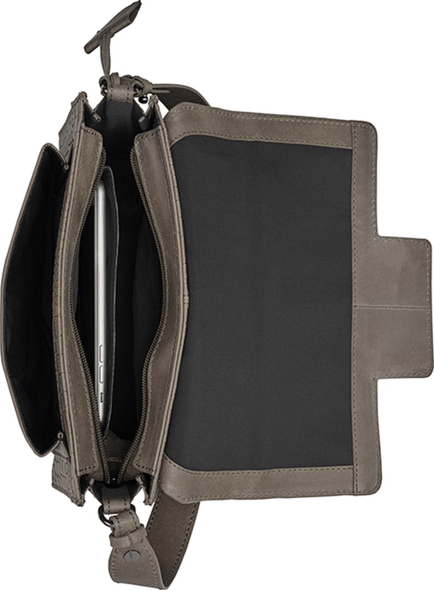Burkely Casual Carly Dames Schoudertas Satchel - Grijs