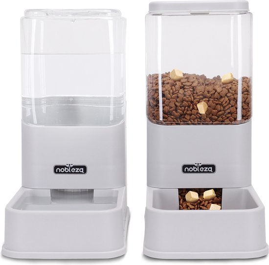 Nobleza 4021N - Automatische Dierenvoederset - Set van 2
