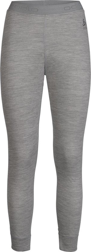 Odlo Suw Bottom Pant Natural 100% Merino Warm - XL - Dames Thermobroek - Grey Melange