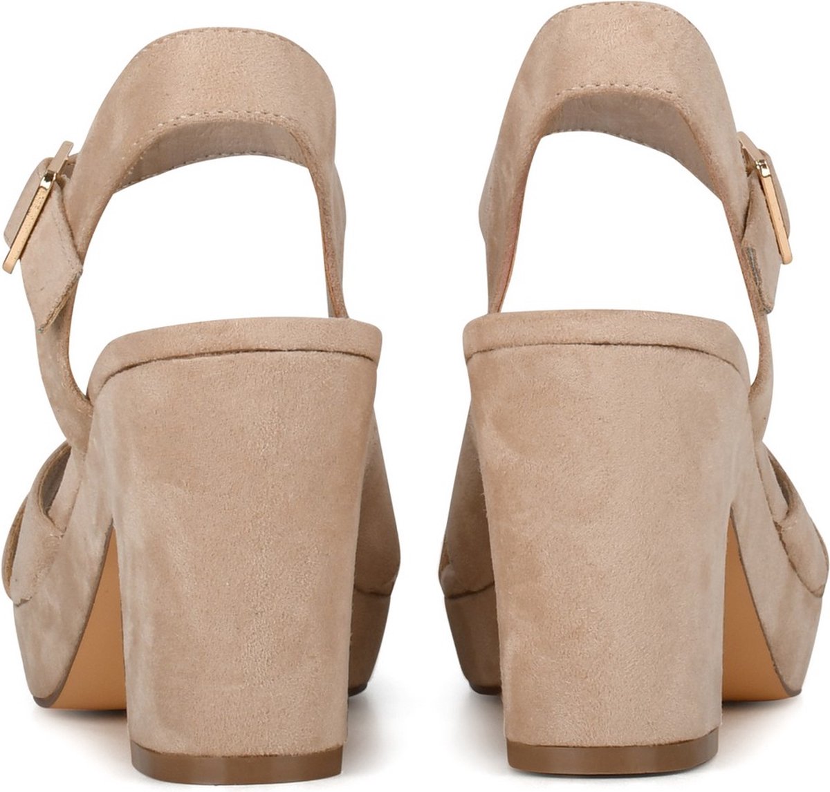 POSH - maat 41 - by Poelman MARY Dames Sandalen - Beige