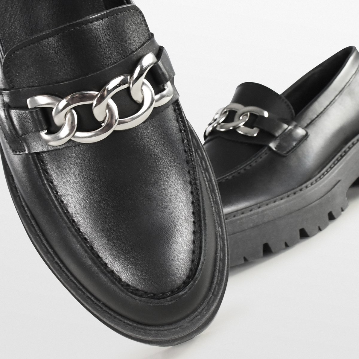 PS Poelman - Maat 36 - ROCKLAND Dames Loafers - Instappers - Zwart