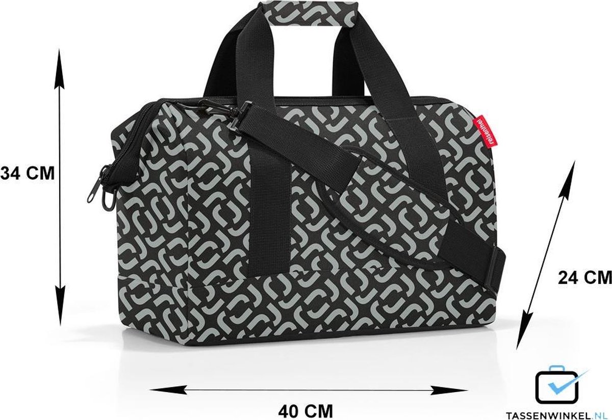 Reisenthel Allrounder M Reistas Sporttas - 18L - Signature Black Zwart