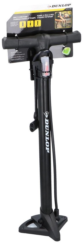 Dunlop fietspomp - 63 cm Hoog - 2 Ventielen