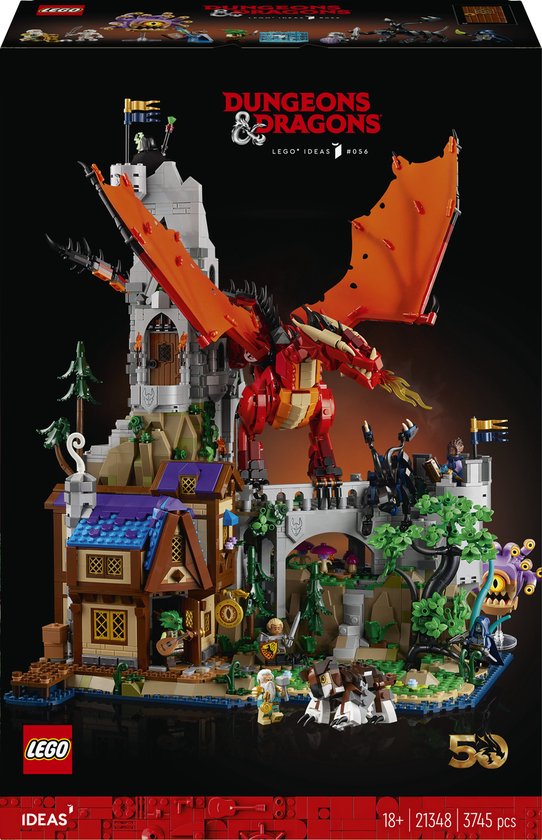 LEGO Ideas Dungeons & Dragons - het verhaal van de rode draak - 21348
