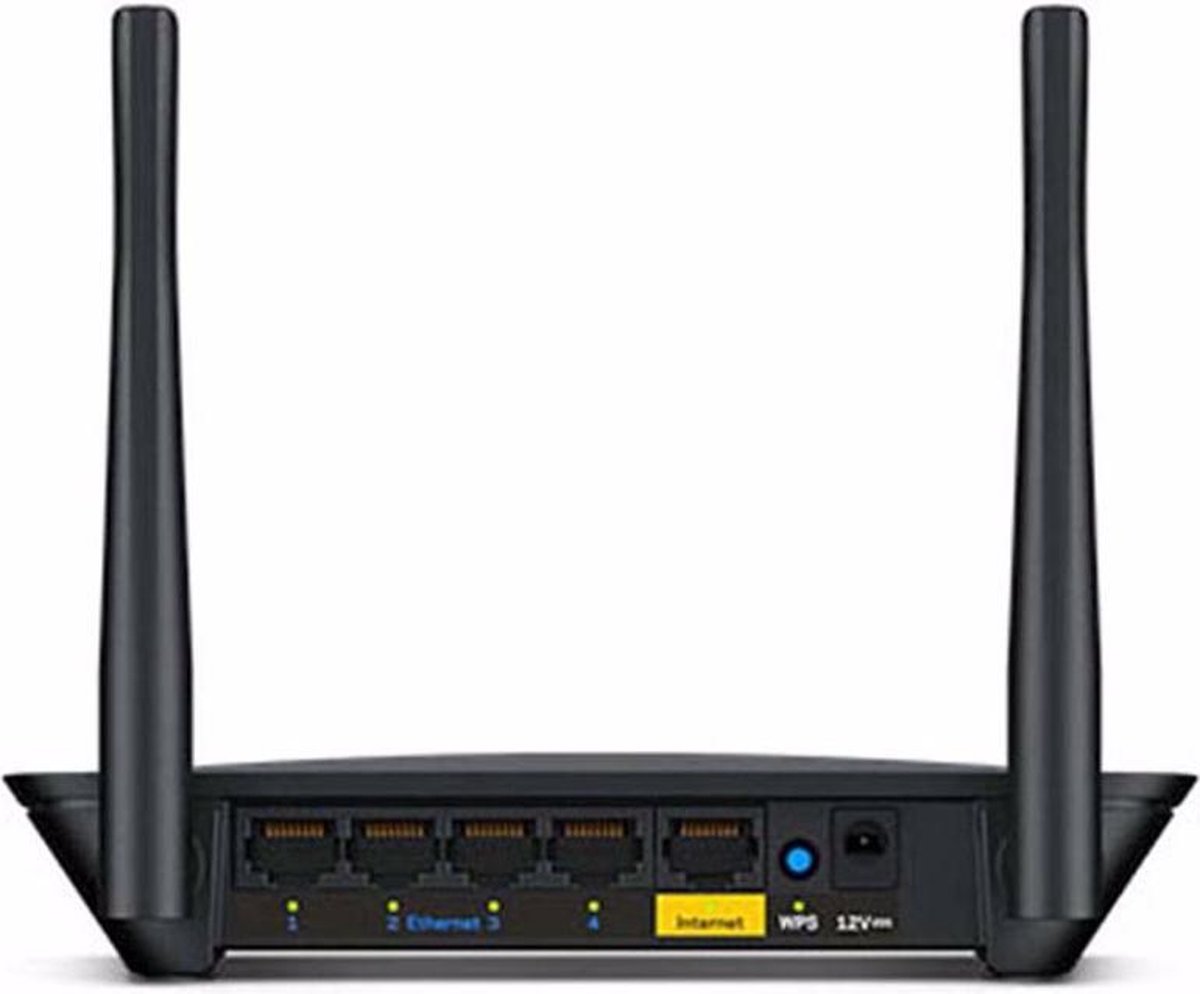 Linksys E5400 - Draadloze router - Dual-band / Zwart