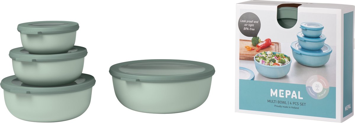 bowl set, voedselopslag, stapelbare kommen, plastic kommen, maaltijdvoorbereiding