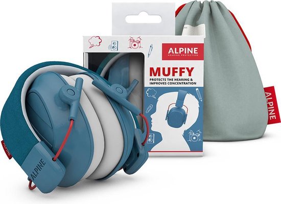 Alpine Muffy Kids Kinder Oorkap - Premium Gehoorbescherming voor kinderen tot 16 jaar - Verstelbare