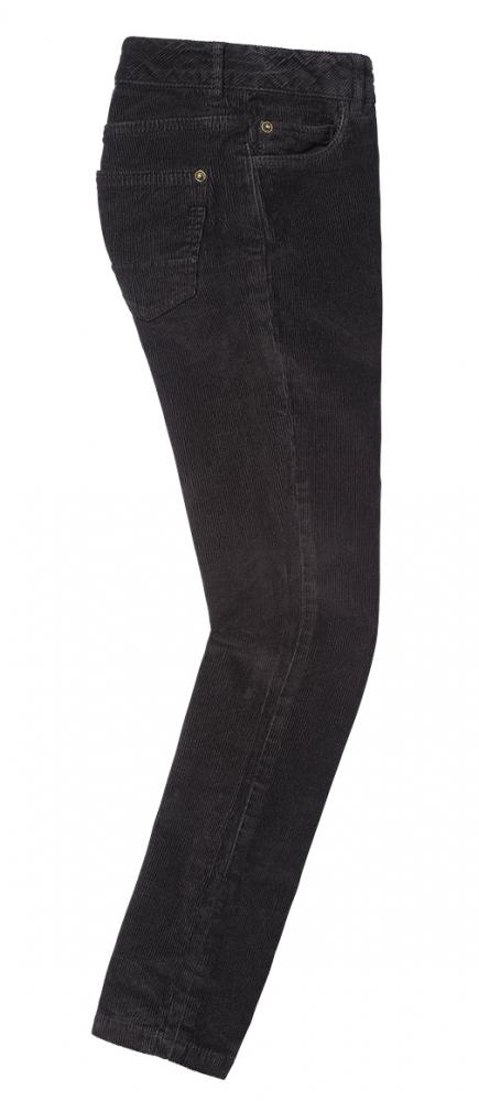 Vingino - maat 176 - elastische slim Fit Cordhose SERLE im Jeans-Style in deep black