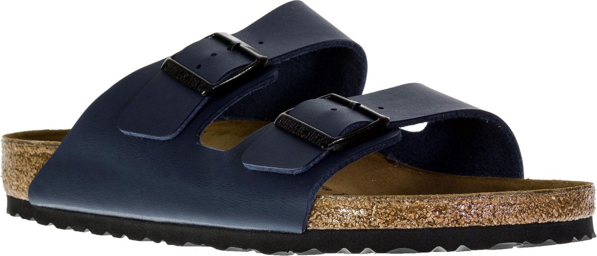 Birkenstock - Maat 41 - Arizona BF Regular Heren Slippers - Blue