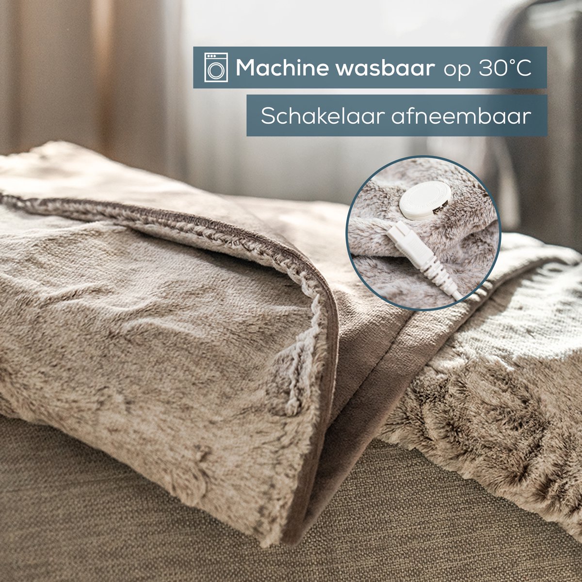 Beurer Warmtedeken - 180 x 130 cm | HD 75 Nordic | 6 Warmtestanden