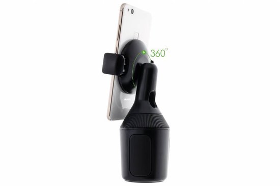 Belkin Telefoonhouder auto - bevestiging in bekerhouder - Zwart