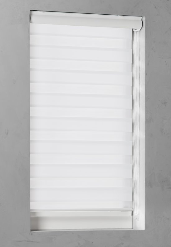 Pure Living - Duo Rolgordijn Lichtdoorlatend - 120x130 cm - Wit