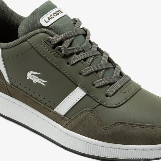 Lacoste -maat 44- T-Clip 223 6 Sma Heren Sneakers - Groen/Wit
