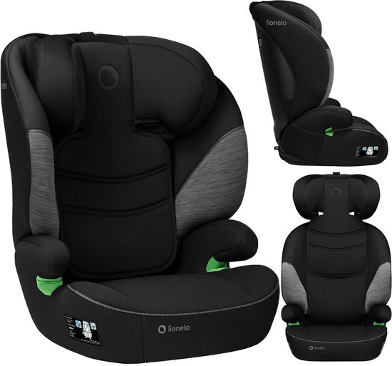 Lionelo Lars i-Size Autostoeltje 100-150 cm – Autostoel Groep 2/3 – Voorwaarts (FWF) – Memory Foam Hoofdsteun – 10 Verstelbare Hoogtestanden