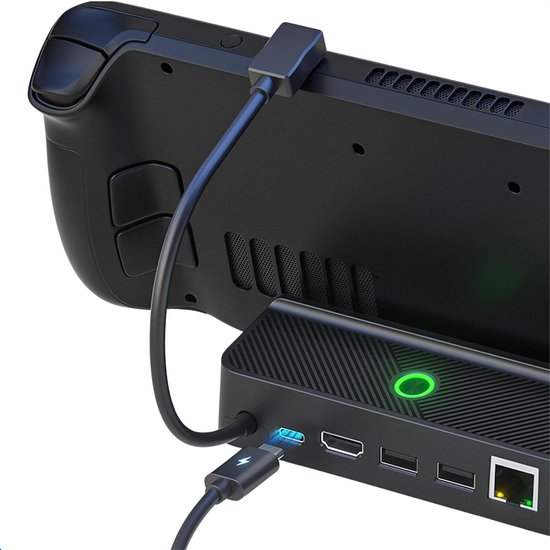 Steam Deck Dock | Docking station 5 in 1 | Geschikt voor mobiel, iPad, tablet en Asus Rog Ally | 4k