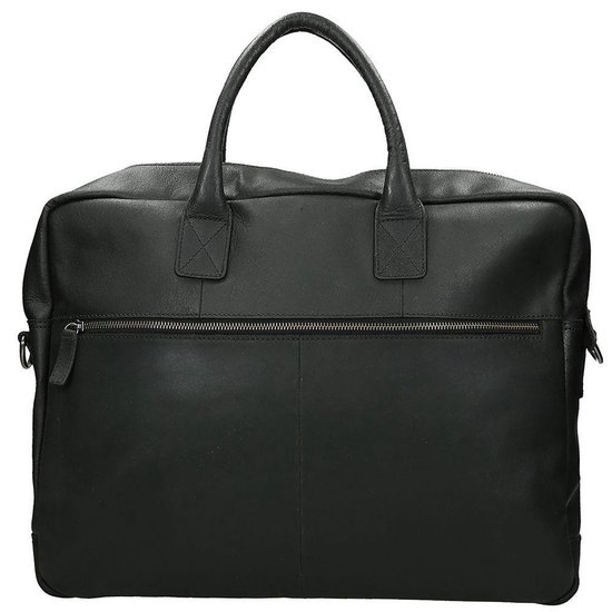 Burkely Fundamentals Vintage Max Worker 17" - Laptoptas - Volwassenen - Zwart