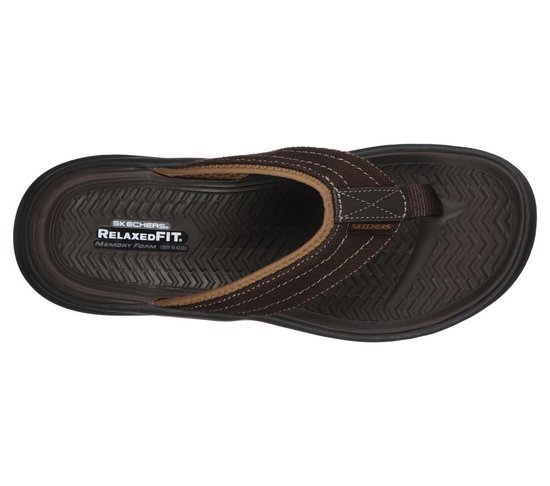 Skechers Sargo Wolters Heren Sandalen - Bruin - Maat 41