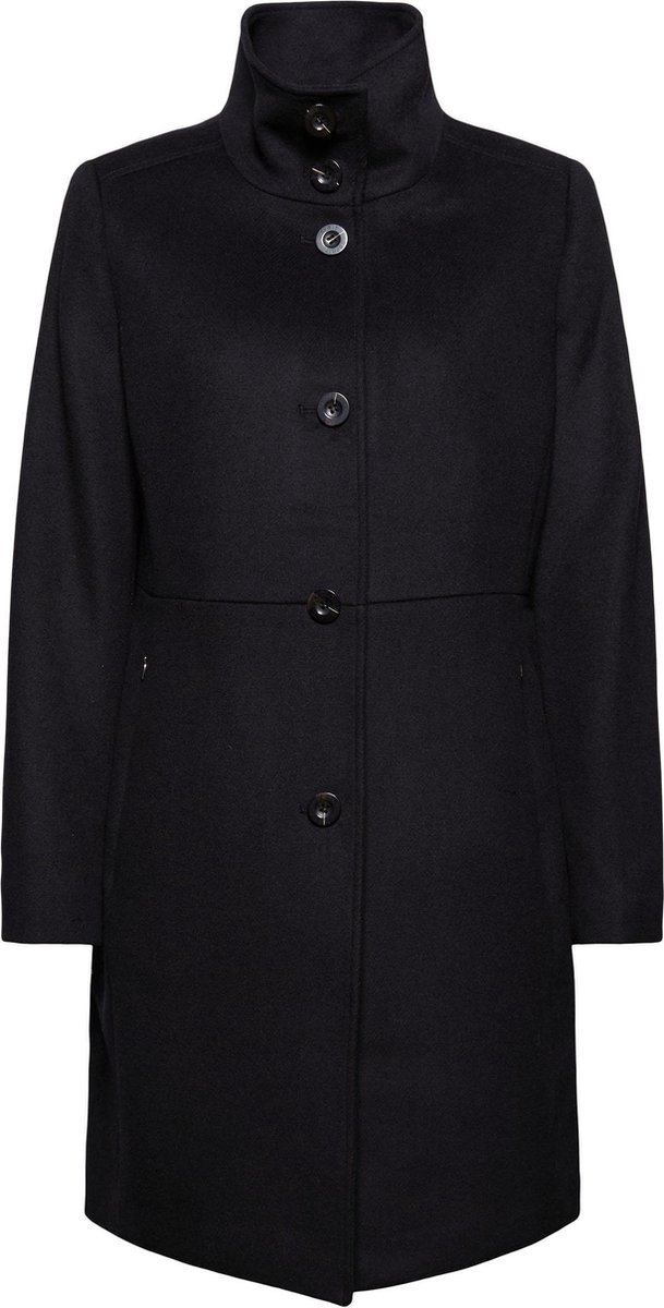 jas, kraag, knopen, kleding, mantel