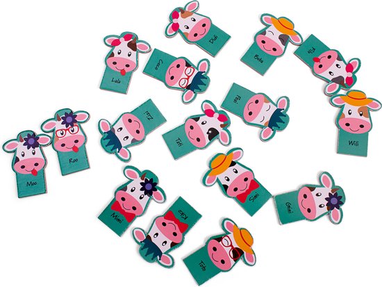 BS Toys Bordspel Welke koe ben ik? - Variant van Wie Ben Ik - Speelgoed Raad de Koe - Gezelschapsspe