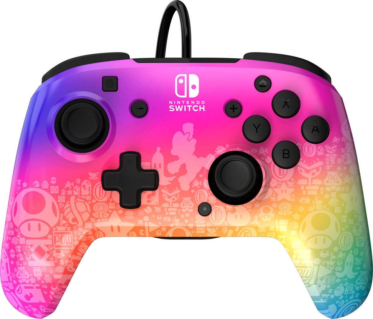 PDP Rematch Bekabeld Controller - Star Spectrum - Wired Controller - Nintendo Switch
