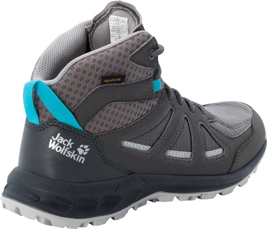 Jack Wolfskin -maat 41- WOODLAND 2 TEXAPORE MID W Dames Wandelschoenen