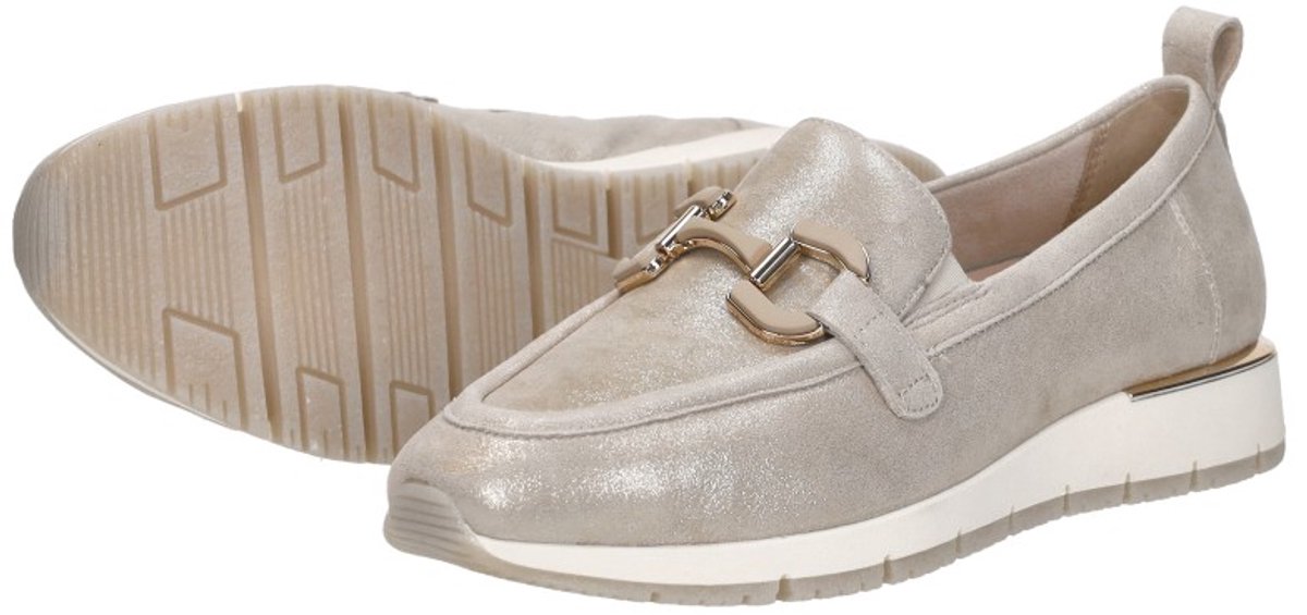 loafers, metallic, suede, gold, slip-on