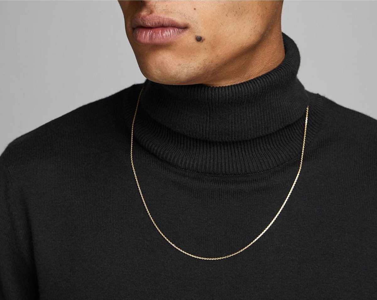 JACK&JONES - M - JJEEMIL KNIT ROLL NECK  Heren Trui