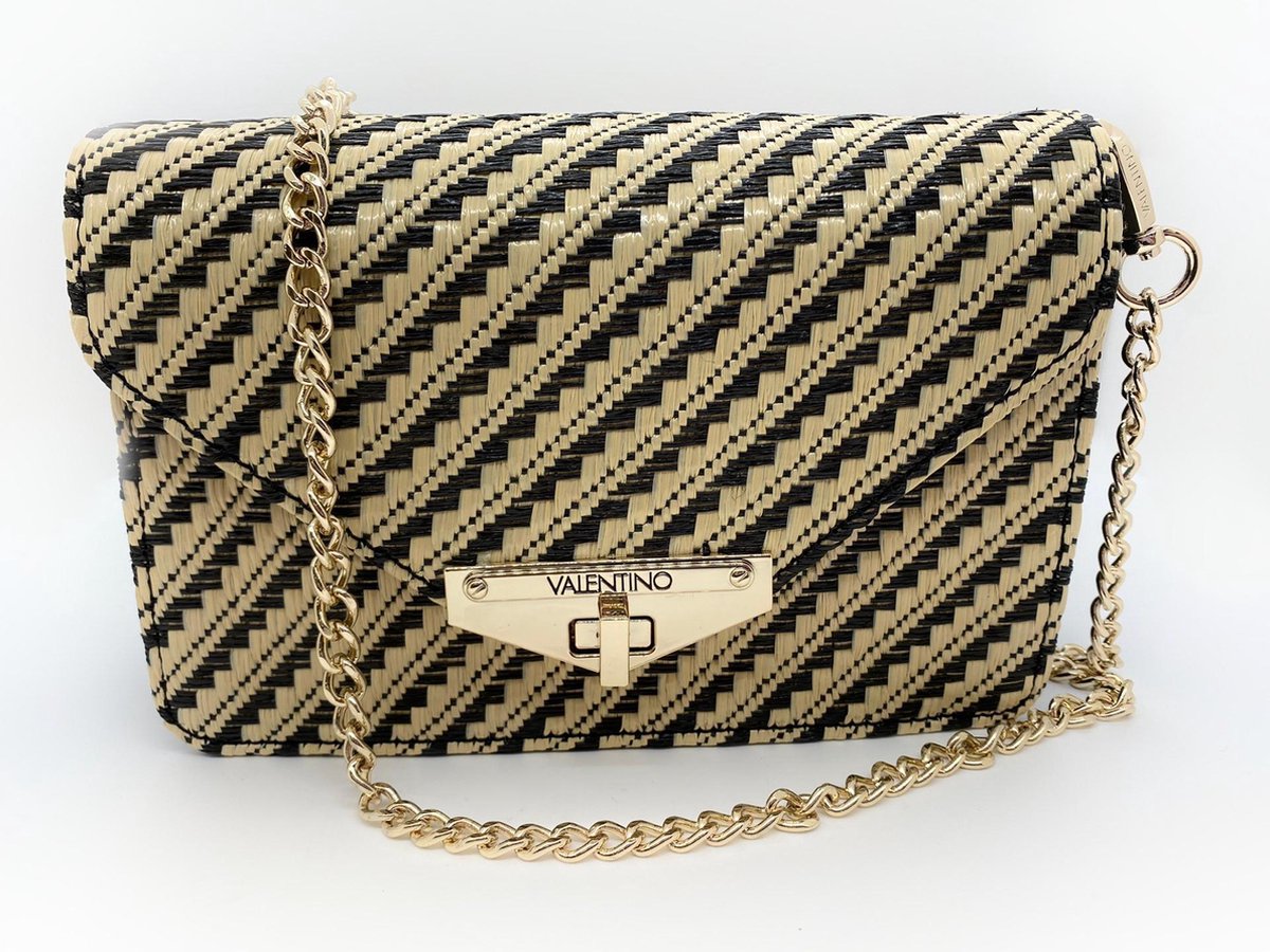 Valentino Bags Amanda Dames Crossbodytas - Zwart/Ecru