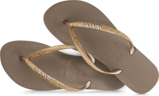 Havaianas Slim Glitter Dames Slippers - 41/42