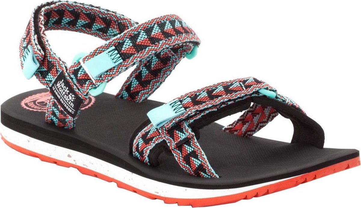 sandals, sport, strap, geometrische patroon, multicolor