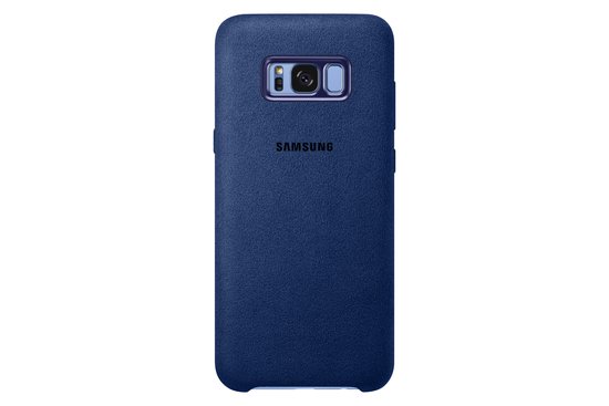 Samsung Galaxy S8+ Alcantara Cover - Blauw