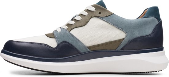 Clarks Un Globe Run - Maat 40 - Heren Sneakers - Navy Combi