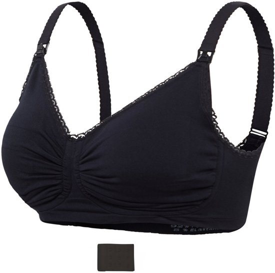 Carriwell - maat XL -Padded GelWire Voedingsbh | Zwart