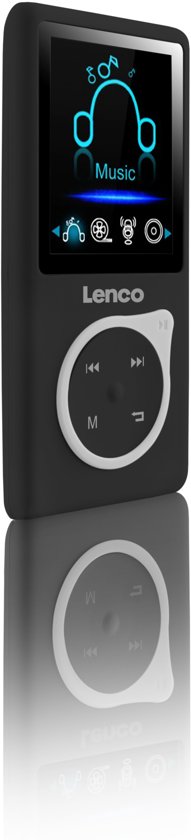 Lenco Xemio-668 - MP3-Speler incl. 8GB micro SD en oordopjes - Zwart