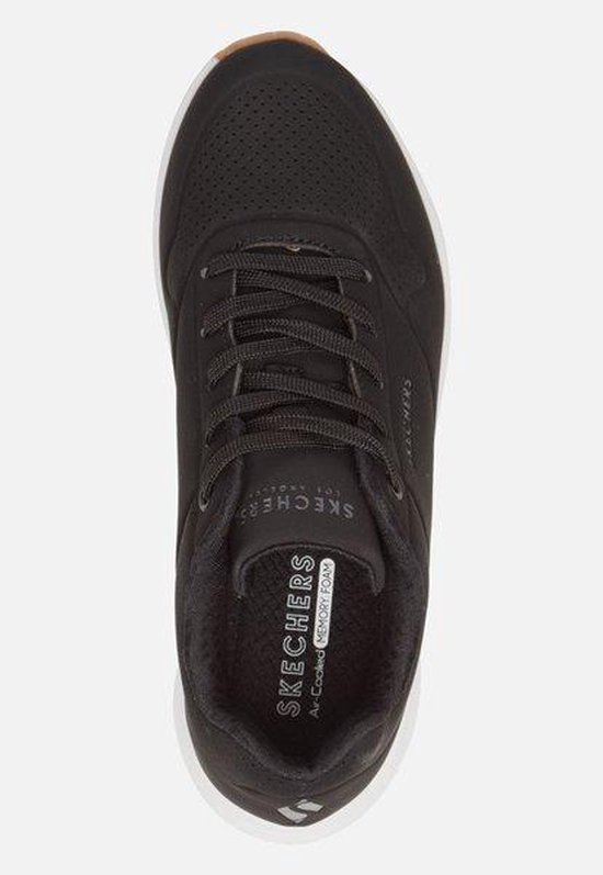 Skechers - Maat 39 - Uno Stand On Air Dames Sneakers - Zwart