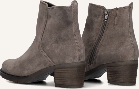 boot, ankle boot, suede, zip, block heel