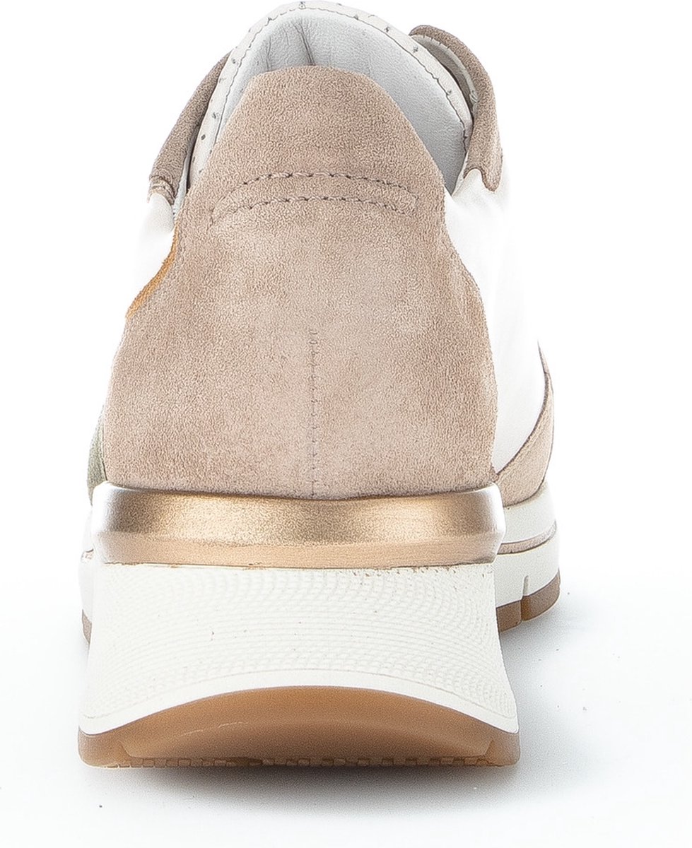 Gabor - Maat 37 - 585.1 Lage sneakers - Leren Sneaker - Dames - Beige