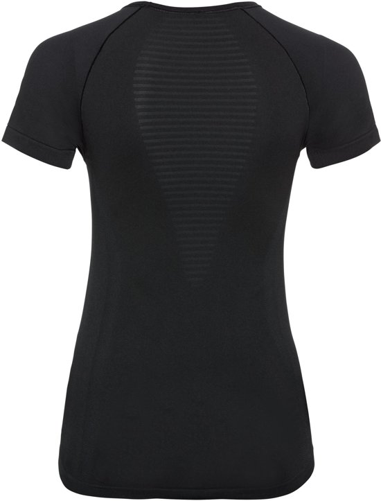 Odlo Suw Top Crew NeckPerformance X-Light Dames Sportshirt - Black - Maat XS