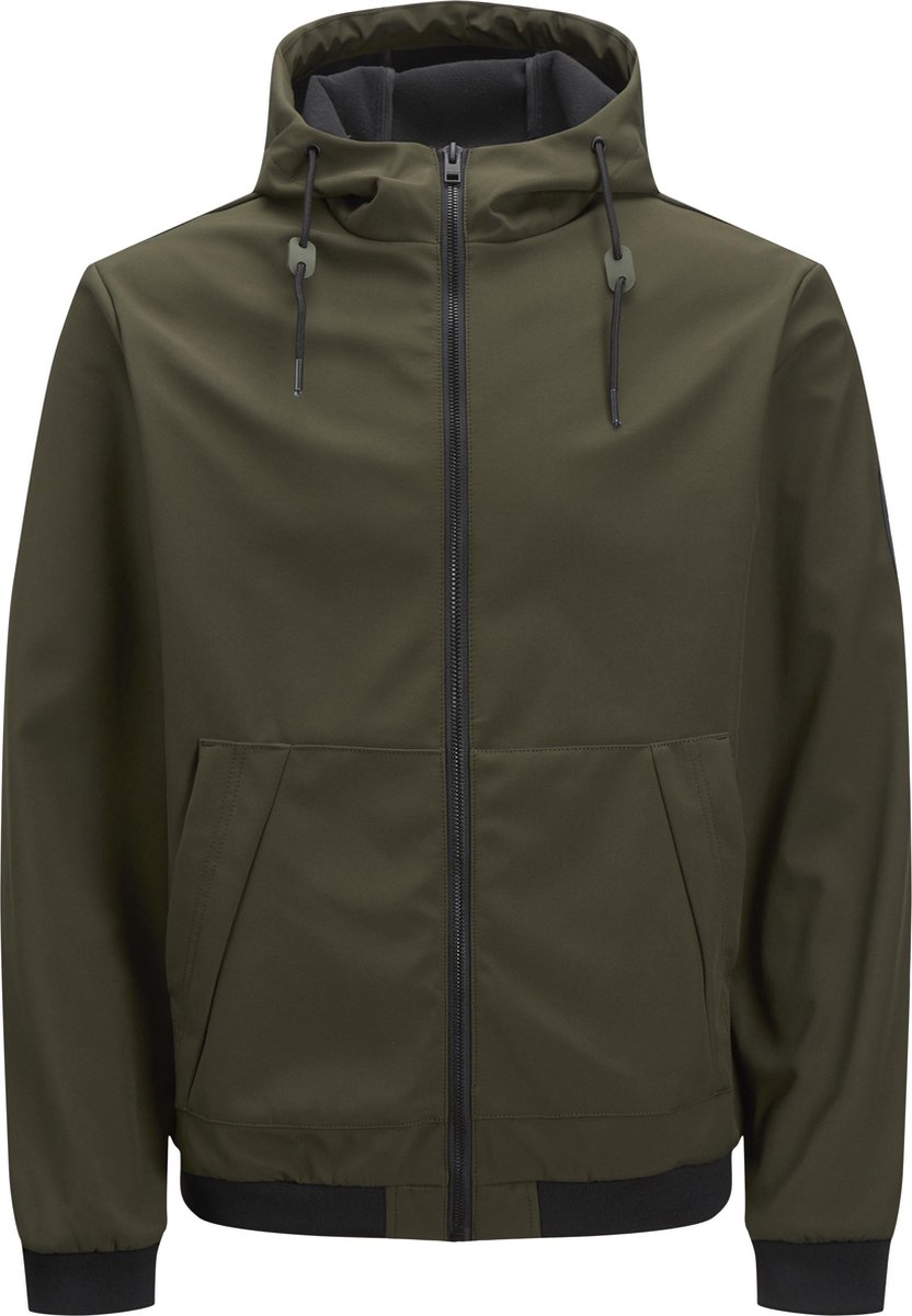 jasjes, revers, hoodie, militairegroen, kangoeroezak