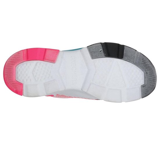 Skechers Street Status - maat 28 - Take Notice Meisjes Sneakers - White Black/Multi