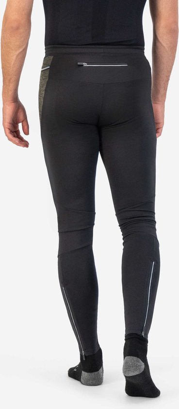 Rogelli  - Maat S - Camo Hardloopbroek - Heren - Zwart, Legergroen