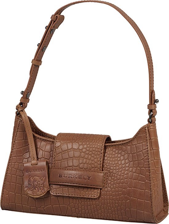 Burkely Casual Carly Dames Schoudertas - Cognac