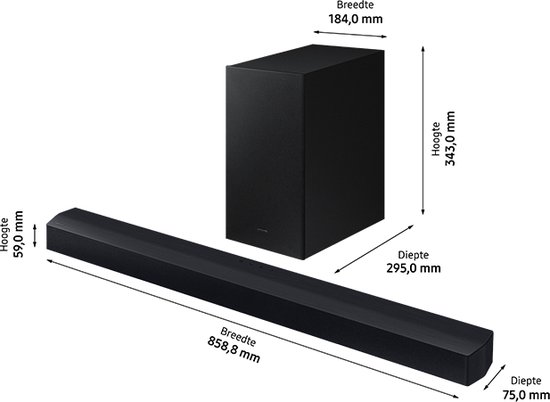 Samsung HW-C430 - Soundbar inclusief Subwoofer