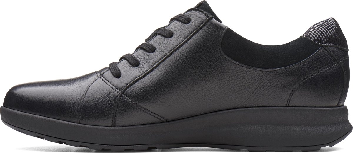 Clarks Un Adorn Lace Dames Veterschoenen - 39 - Black Combi