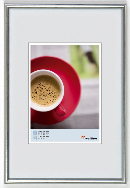 Walther Galeria - Fotolijst - Fotomaat 30x45 cm - Zilver