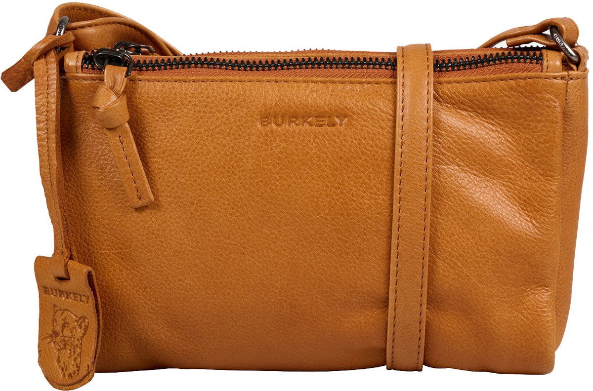 tasje, lederen tas, crossbody, riemtas, camel kleur